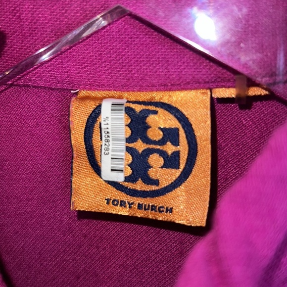 Tory Burch Pink Ruffel Button Down Top - Picture 4 of 6